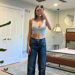 Urban Outfitters Low Cut Crop Top